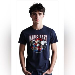 New- Large Super Mario brothers cart
 Classic crewneck, short sleeve T-shirt